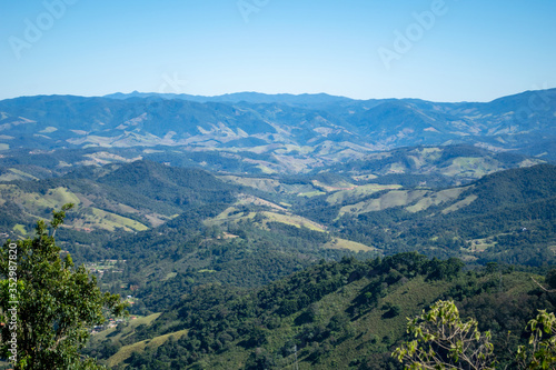 landscape with a view of the mantiqueira mountains