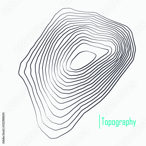 Lines to simulate a mountain
