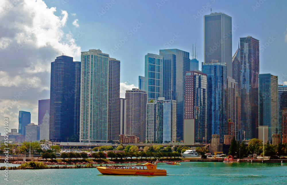 Fototapeta premium Chicago Illinois City Spots