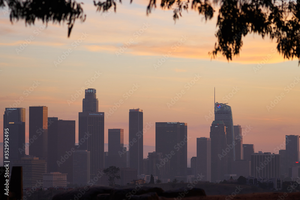 Los Angeles_Downtown_Sunset