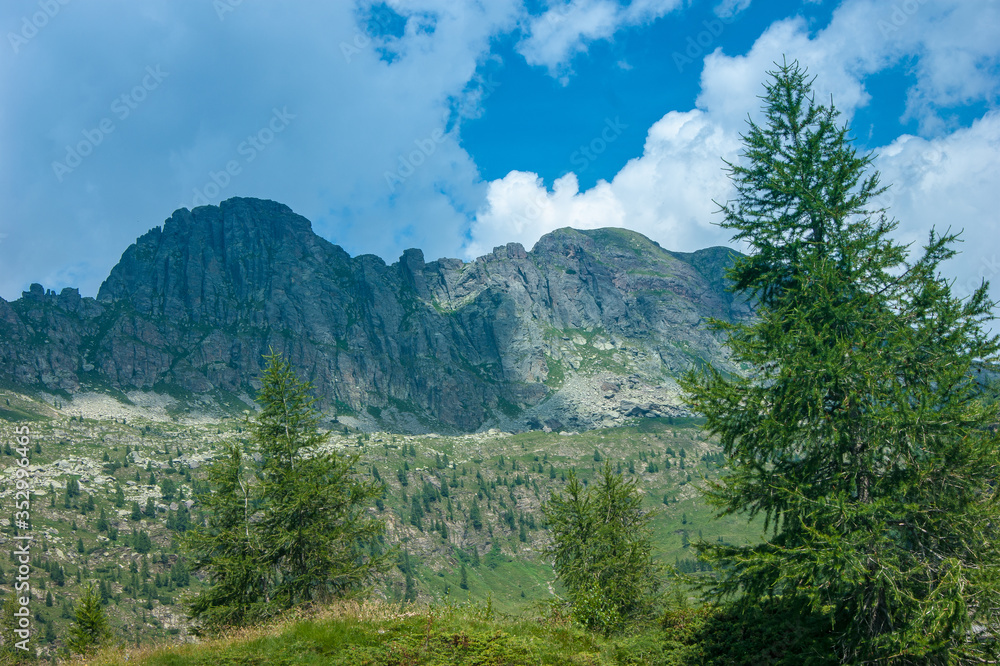 Obraz premium mountain landscape in the summer