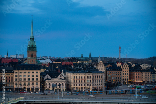 Stockholm City classic view