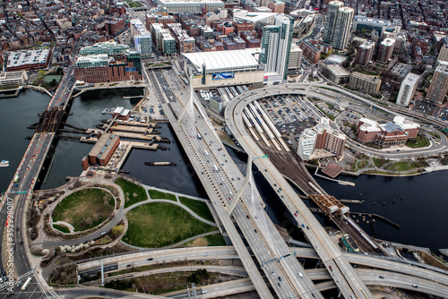 Aerial View of Boston