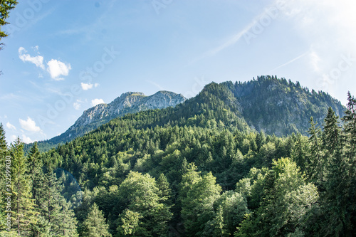 Germany Countryside with Clouds and Mountains