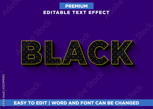 Retro - 3d Illustrator Text Effect font Style