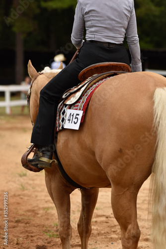 Summer western horse show
