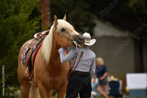 Summer western horse show photo