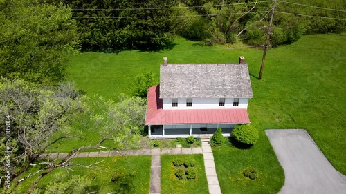 Aerial view of Harriet Tubman House in Auburn, New York photo