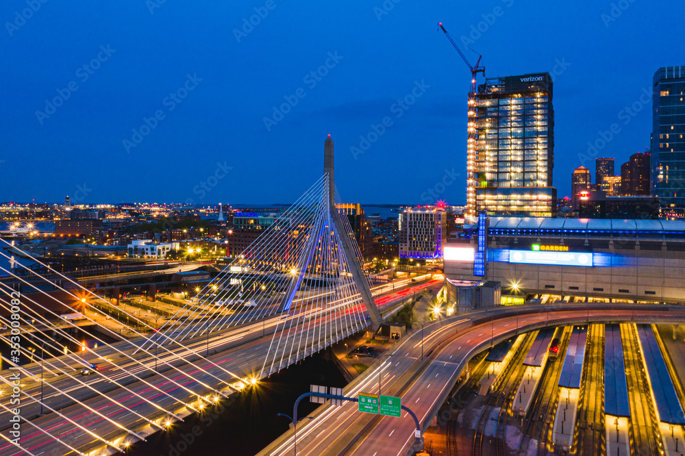 Boston in the Evening