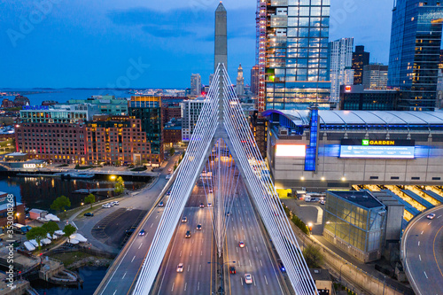 Boston at Night photo