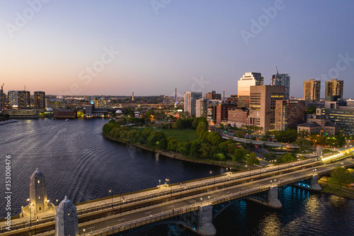 Aerial View of Boston