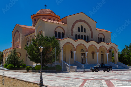 Temple of St. Gerasimos of Kefalonia on the island of Kefalonia in Greece