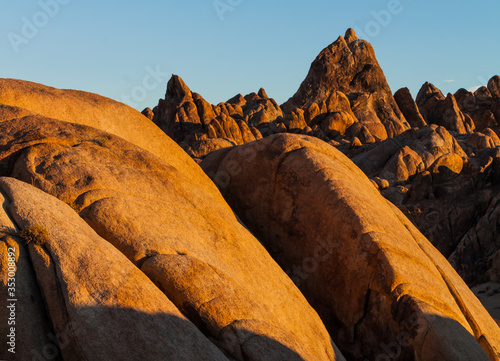 Biotite Monzogranite  Boulders,Alabama Hills NRA, California, USA photo