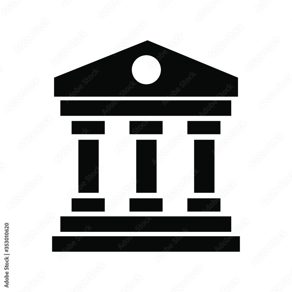Bank icon set in trendy flat style isolated on white background. Bank symbol for your web site design, logo, app, UI. Vector illustration, EPS10 Bank icon set in trendy flat style isolated on white background. Bank symbol for your web site design, logo, app, UI. Vector illustration, EPS10