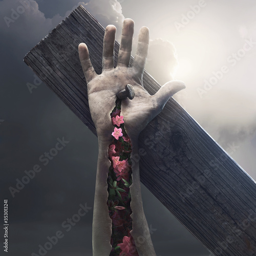 Canvas Print Christ on the Cross