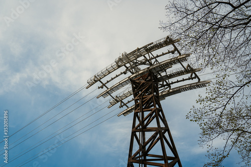 high voltage tower