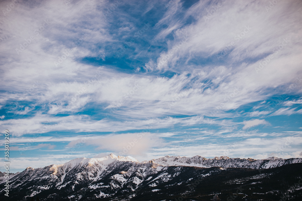 crisp mountain range