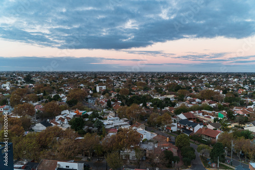 View of suburbs  of Lomas De Zamora, Buenos Aires, Argentina