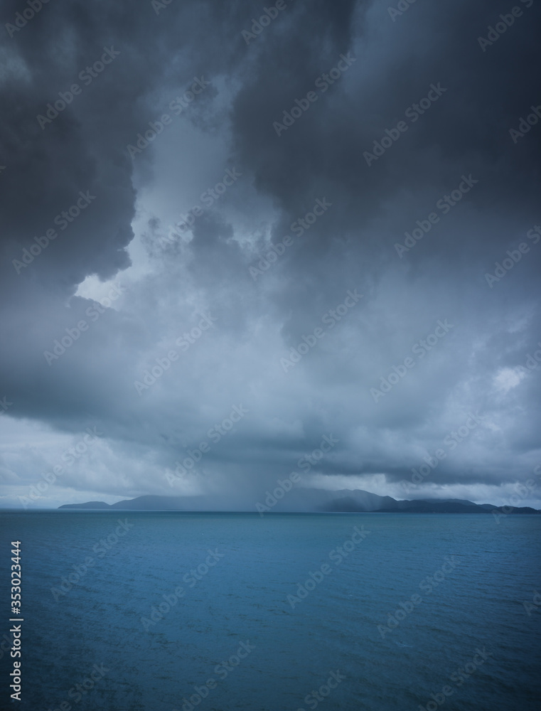 squall over Magnetic island