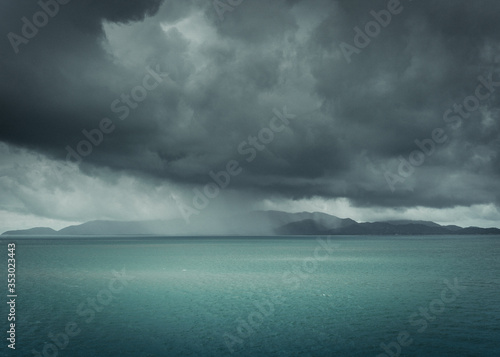 Rain over Magnetic island