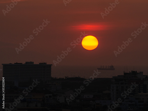 Sunset at the Manila Bay