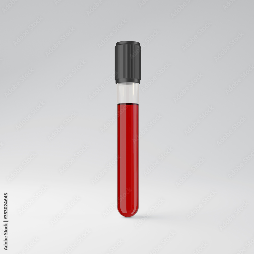 Blood analysis mockup