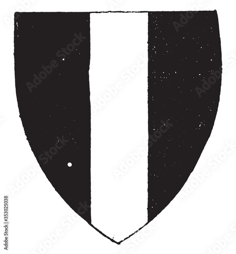 Shield pal, vintage illustration.