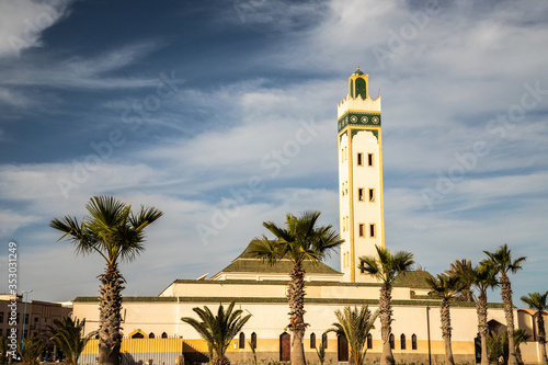 Eddarham mosque of Dakhla, Western Sahara, Morocco