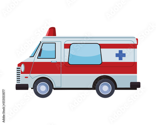 ambulance emergency transport vehicle icon