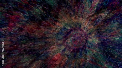 Wallpaper Mural Fabulous Dreamlike Psychedelic Blur footage background of motion surface of trendy colorful original Abstraction Art pattern flow. Moving Seamless loop psychotherapy. Torontodigital.ca