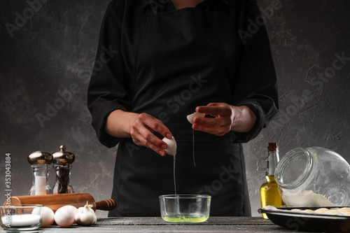 Tablou pe pânză Cooking dough
