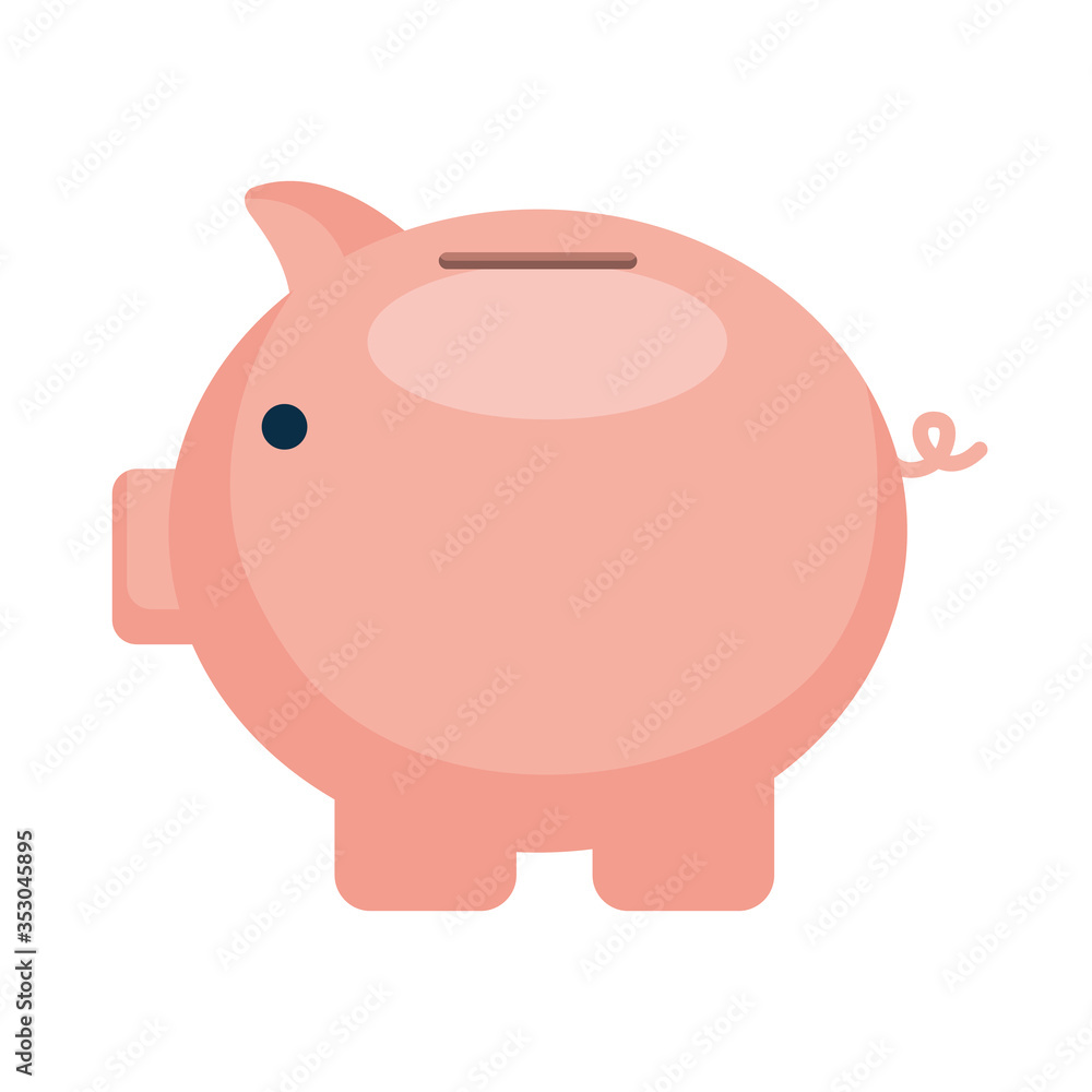 piggy bank, icon saving or accumulation of money vector illustration design piggy bank, icon saving or accumulation of money vector illustration design