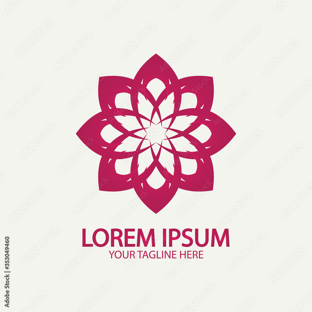 Flower logo. The circular logo. Logo of the flower. Stylized flower. Petals. Simple logo. The brand name emblem logo. Mandala. Logo boutique. Logotype for beauty. Logo for flower shop. Flower logo. The circular logo. Logo of the flower. Stylized flower. Petals. Simple logo. The brand name emblem logo. Mandala. Logo boutique. Logotype for beauty. Logo for flower shop.