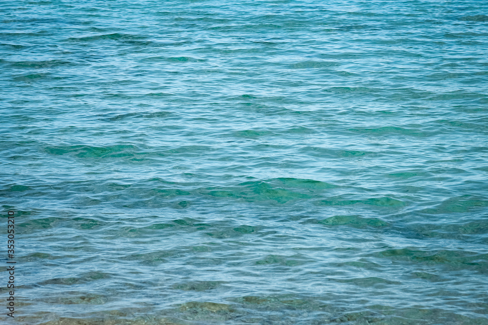 Beautiful sea of Greece at the coast Beautiful sea of Greece at the coast