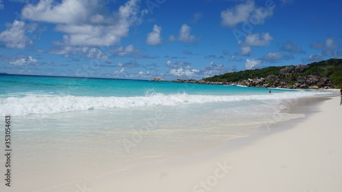 tropical seychelles island