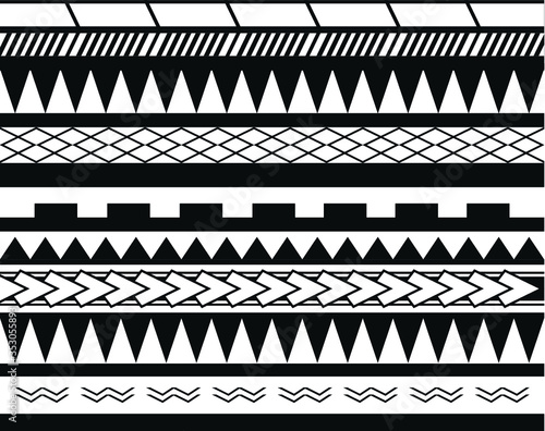 Maori Tattoo Design Pattern