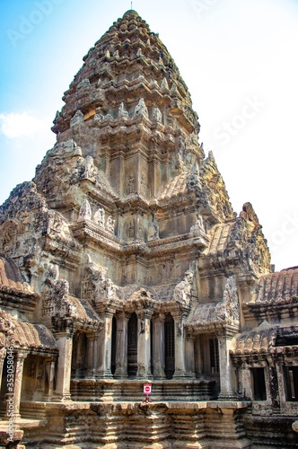 A beautiful view of Angkor Wat temple at Siem Reap  Cambodia.