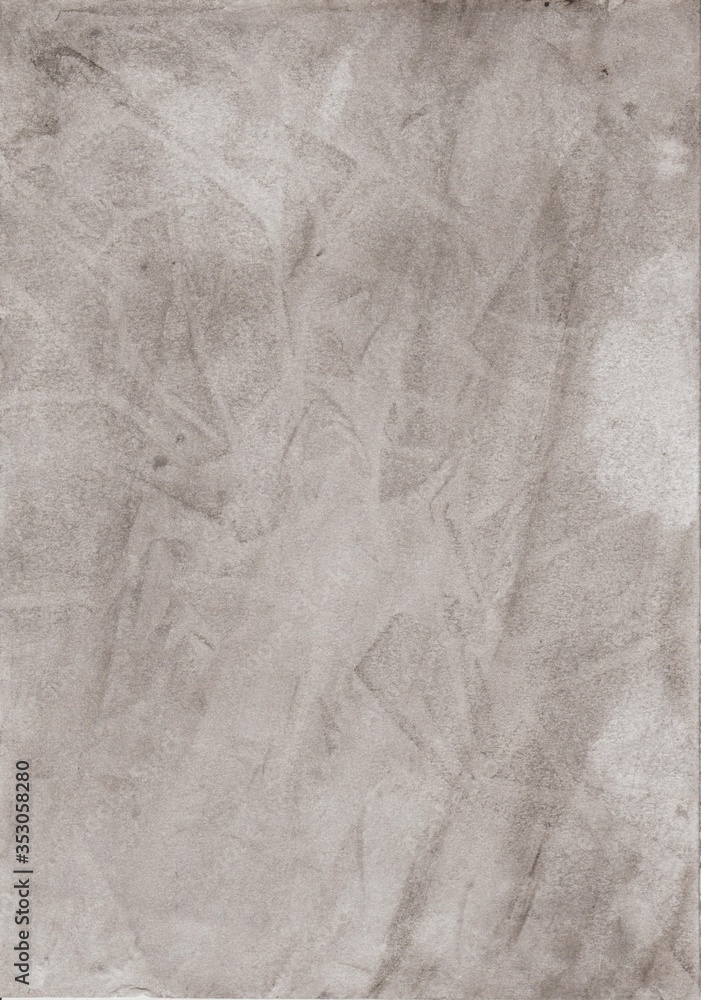 Fototapeta premium Watercolor wash background in grey