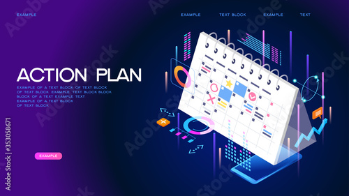 Planning concept web banner