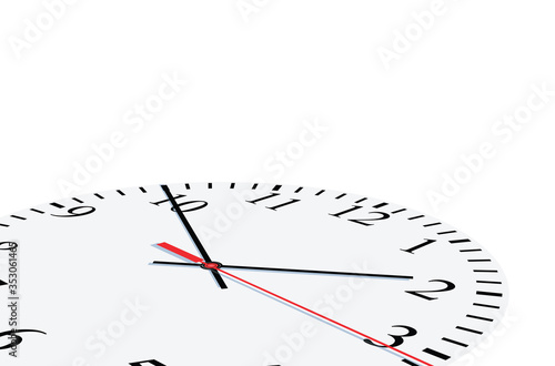 Abstract Clock background. Vector illustration