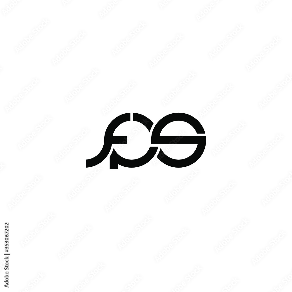 fps letter original monogram logo design fps letter original monogram logo design