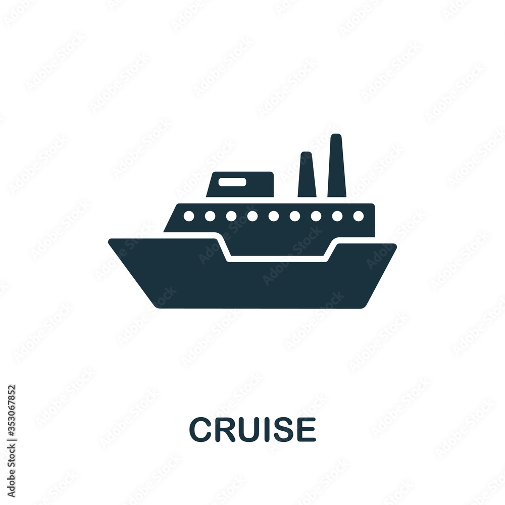 Cruise icon from australia collection. Simple line Cruise icon for templates, web design and infographics Cruise icon from australia collection. Simple line Cruise icon for templates, web design and infographics