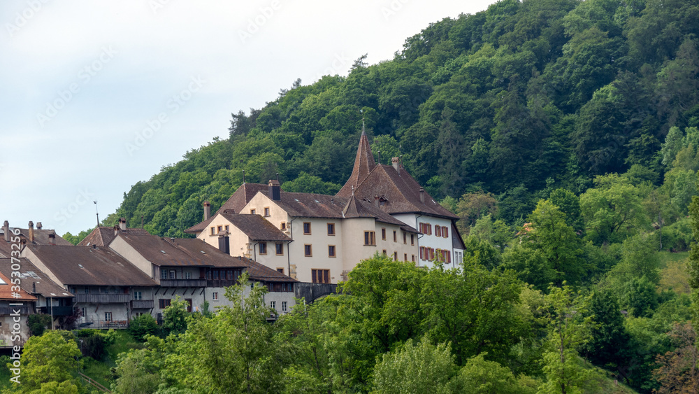 castle in the mountains