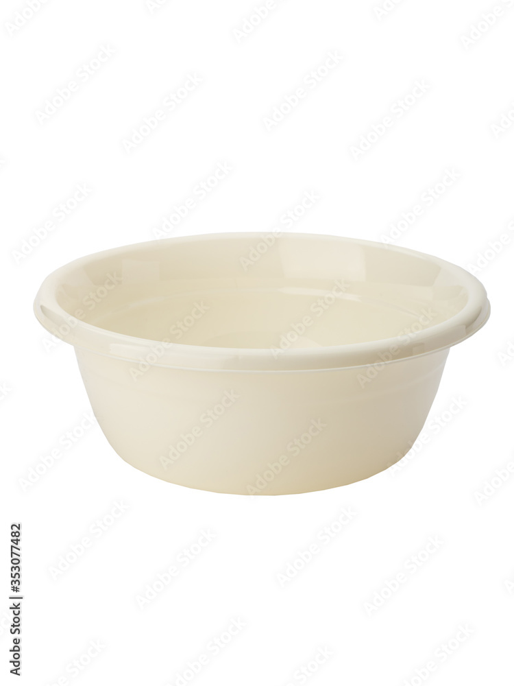 bowl for salad, vegetables or fruit for the kitchen beautiful plastic with a pattern