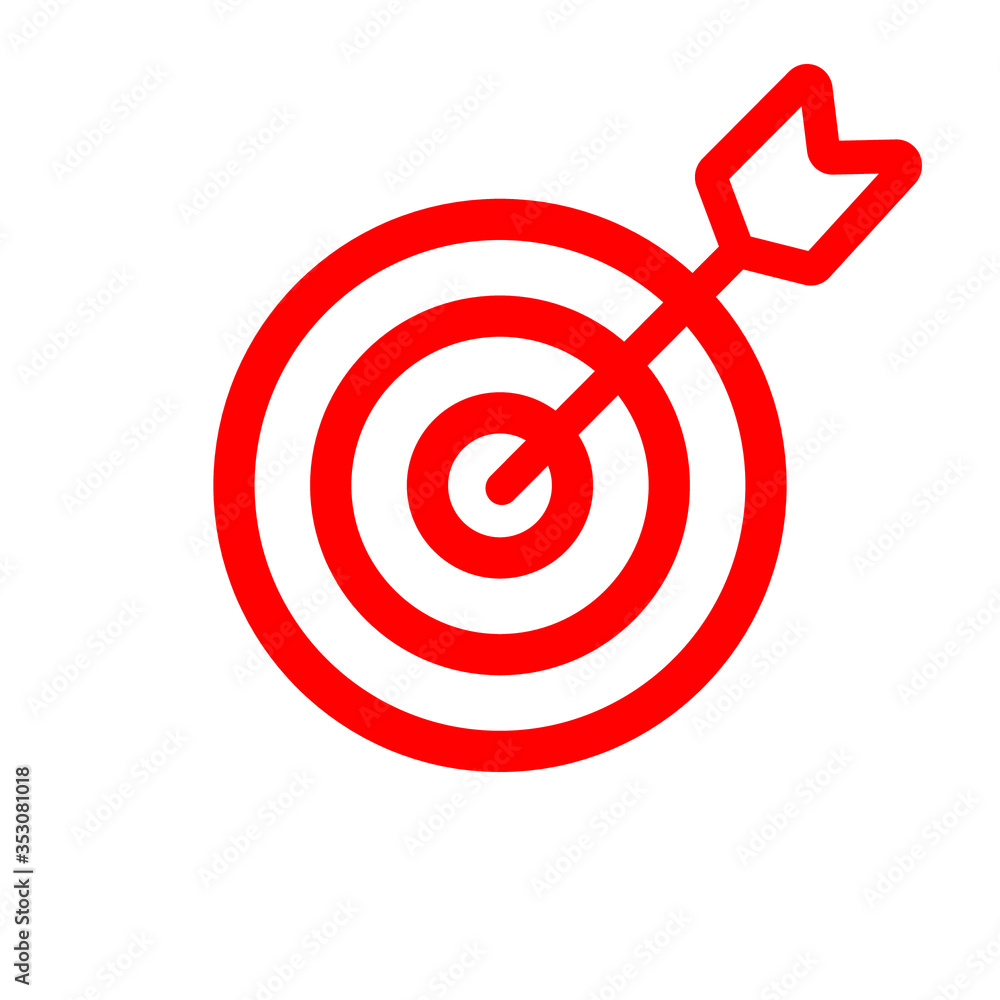 Target Icon vector. symbol icon illustrations and vector for web Target Icon vector. symbol icon illustrations and vector for web