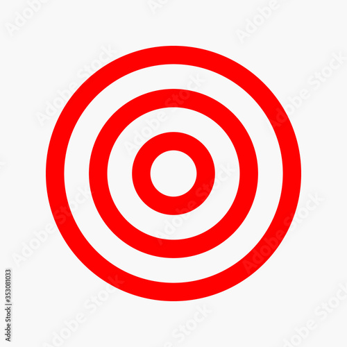 Circle target Icon vector. symbol icon illustrations and vector for web and mobile