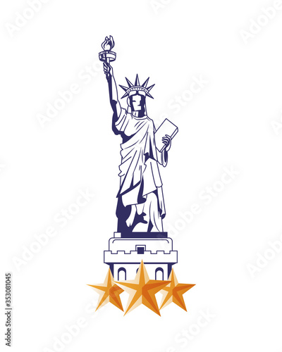liberty statue usa monument icon