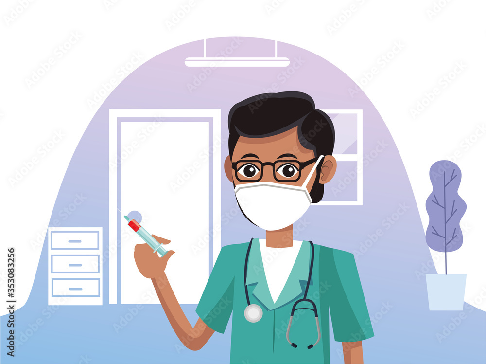 male doctor wearing medical mask male doctor wearing medical mask