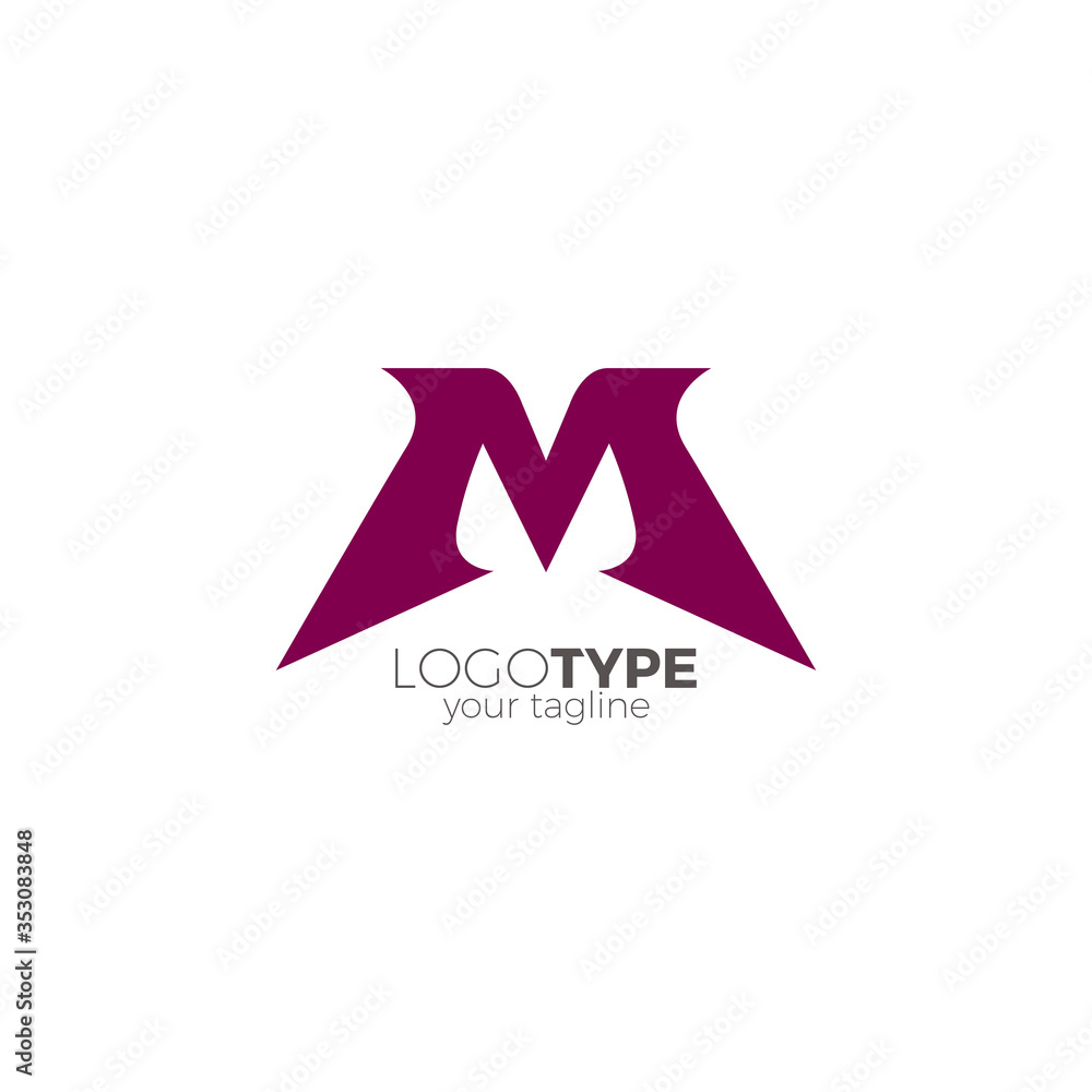 Obraz premium M Strong logo