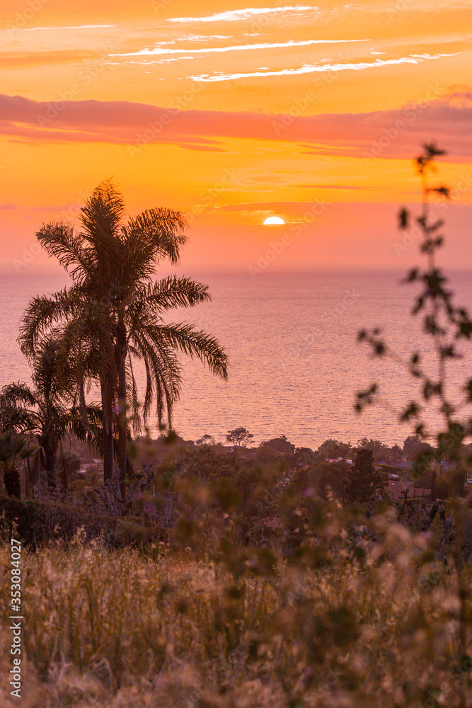 Sunset in Palos verdes Sunset in Palos verdes